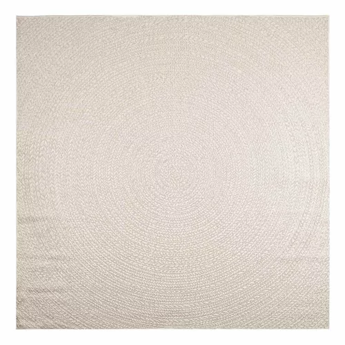  ZIZUR krém juta hatású beltéri és kültéri szőnyeg 240x240 cm