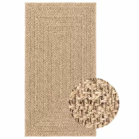    ZIZUR bézs juta hatású beltéri és kültéri szőnyeg 80 x 150 cm