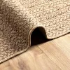  ZIZUR bézs juta hatású beltéri és kültéri szőnyeg 80 x 150 cm