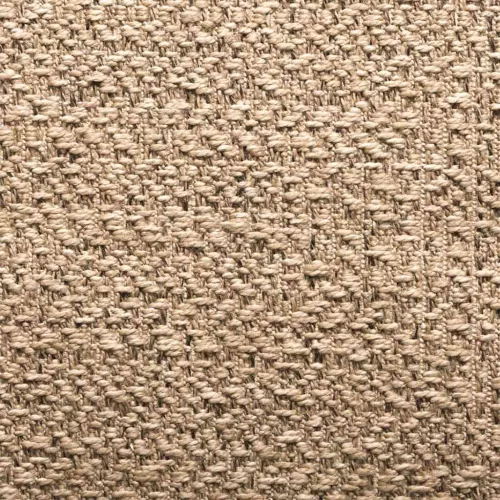  ZIZUR bézs juta hatású beltéri és kültéri szőnyeg 120 x 120 cm