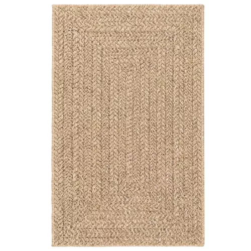  ZIZUR bézs juta hatású beltéri és kültéri szőnyeg 160 x 230 cm