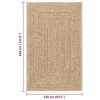  ZIZUR bézs juta hatású beltéri és kültéri szőnyeg 160 x 230 cm
