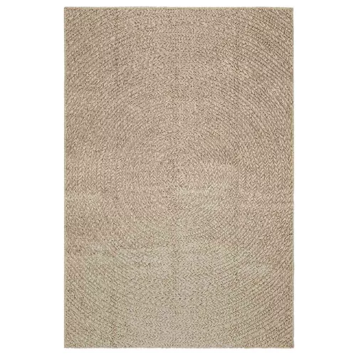  ZIZUR bézs juta hatású beltéri és kültéri szőnyeg 140 x 200 cm