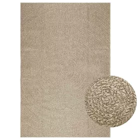    ZIZUR bézs juta hatású beltéri és kültéri szőnyeg 160 x 230 cm