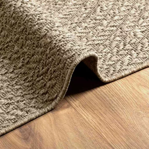  ZIZUR bézs juta hatású beltéri és kültéri szőnyeg 200 x 290 cm