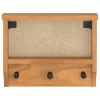  SANDNES tömör fenyőfa falra szerelt kabátállvány 45x12x35 cm