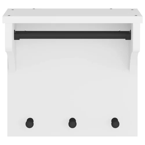  SANDNES tömör fenyőfa falra szerelt kabátállvány 43x30x42 cm