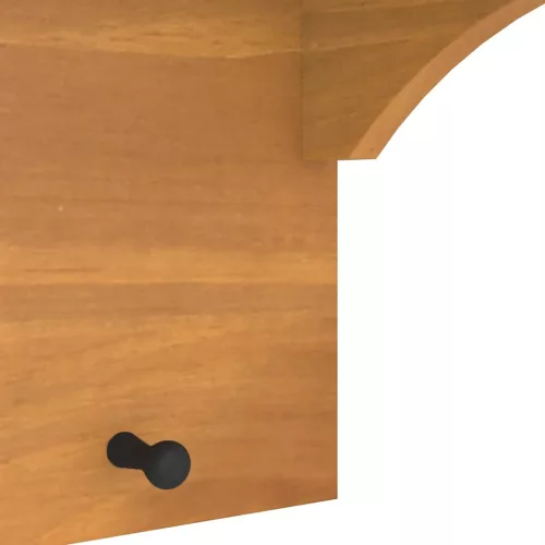  SANDNES tömör fenyőfa falra szerelt kabátállvány 87x30x42 cm