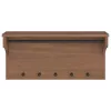  SANDNES tömör fenyőfa falra szerelt kabátállvány 87x30x42 cm