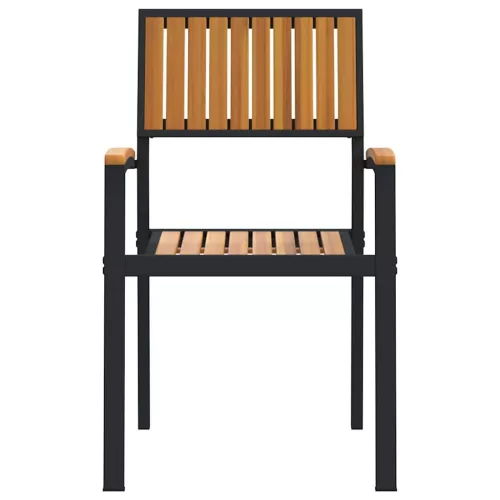  Összecsukható Szék 4 pcs Barna 56 x 57 x 87 cm Tömör Akácfa