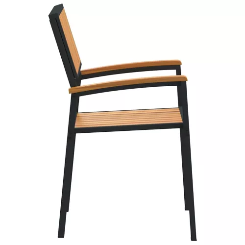  Összecsukható Szék 4 pcs Barna 56 x 57 x 87 cm Tömör Akácfa