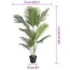  zöld PP mű pálmafa 120 cm
