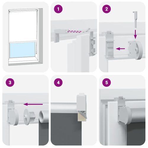  redőny Blackout 150x150 cm szövetszélesség 146,6 cm poliészter