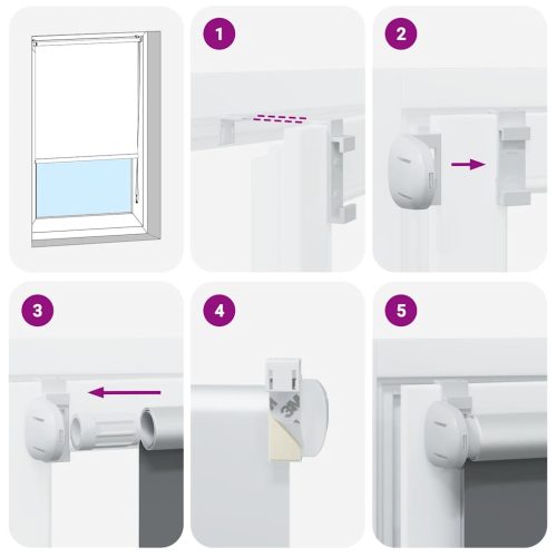  redőny Blackout 110x150 cm szövetszélesség 105,7 cm poliészter