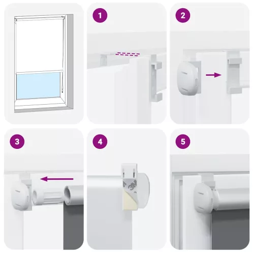  redőny Blackout 80x230 cm szövetszélesség 75,7 cm poliészter