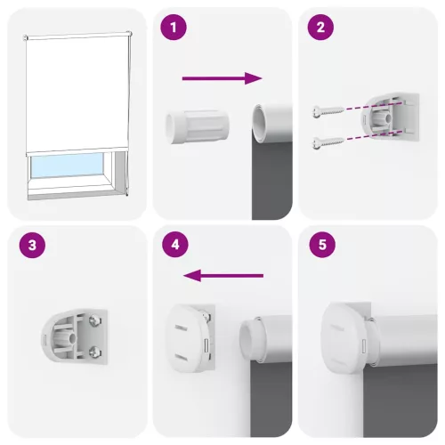  redőny Blackout 80x130 cm szövetszélesség 75,7 cm Poliészter