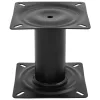  fekete acél csónakülés-talapzat 18 cm