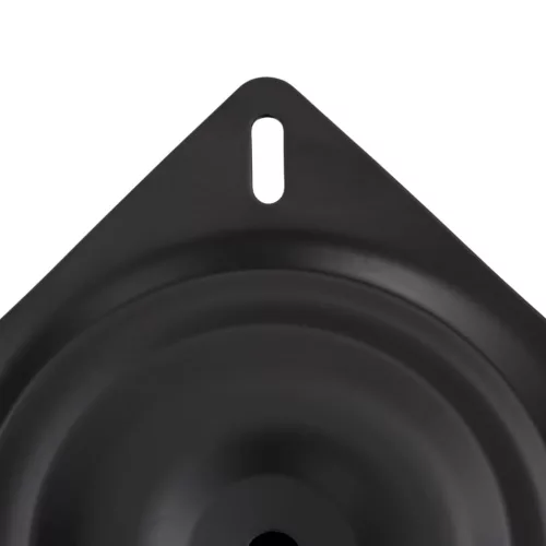  fekete acél csónakülés-talapzat 18 cm