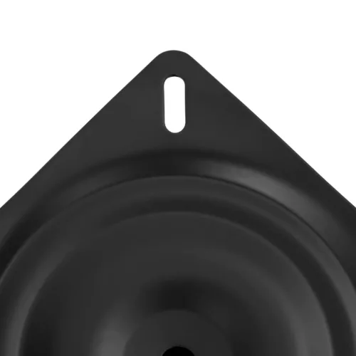  fekete acél csónakülés-talapzat 18 cm