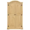  Corona tömör fenyőfa ruhásszekrény 102 x 52 x 186 cm