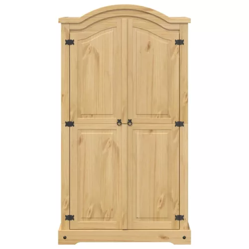  Corona tömör fenyőfa ruhásszekrény 102 x 52 x 186 cm