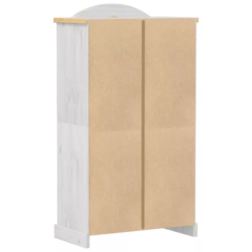  fehér Corona tömör fenyőfa ruhásszekrény 102 x 52 x 186 cm