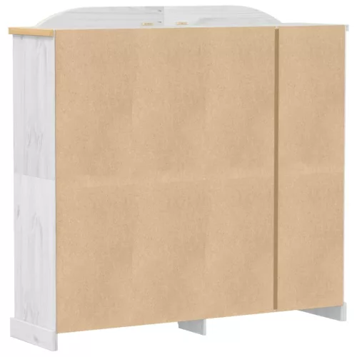  fehér Corona tömör fenyőfa ruhásszekrény 194 x 52 x 186 cm