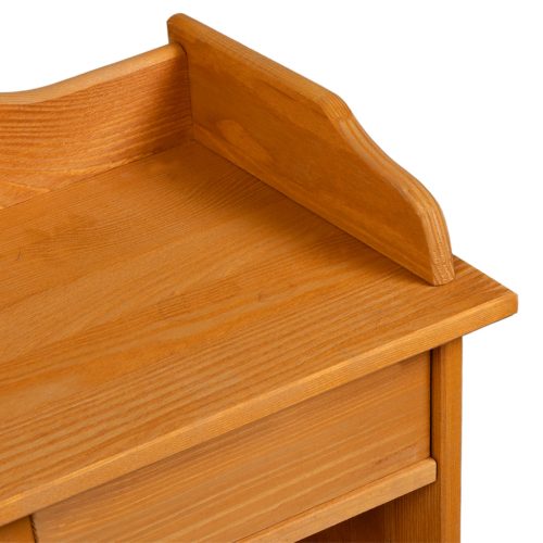  Borpolc 90x60x30 cm Szilárd Fenyőből