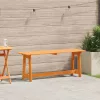  Kültéri Pad Akác 119x35x47 cm Tömör Fa Fenyő