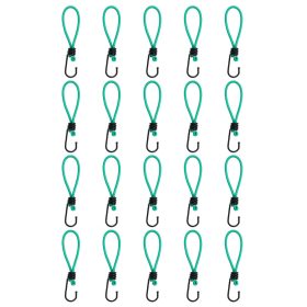  20 db bungee szíj kampóval 15 cm