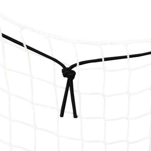  fehér polipropilén utánfutóháló elasztikus kötéllel 7 x 3,5 m