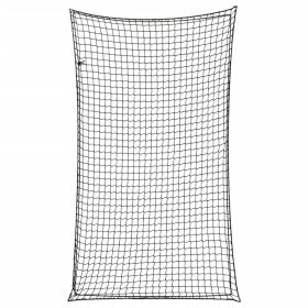    fekete polipropilén utánfutóháló elasztikus kötéllel 6 x 3,5 m