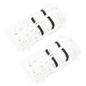  2 db kerek fehér PP szénaháló 75 x 50 cm