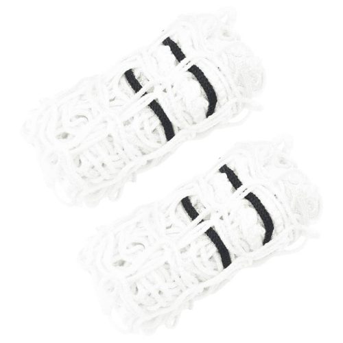  2 db kerek fehér PP szénaháló 75 x 50 cm