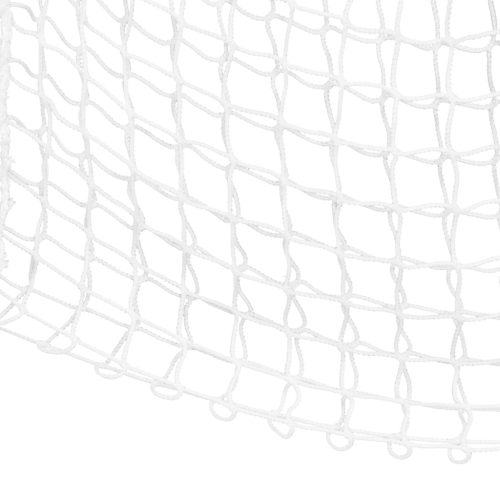  2 db kerek fehér PP szénaháló 75 x 50 cm