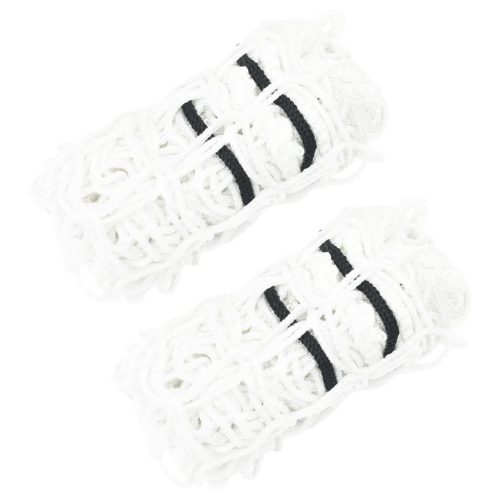  2 db kerek fehér PP szénaháló 75 x 75 cm