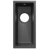  Konyhai Mosogató Átfolyónyílással Szürke Gránit