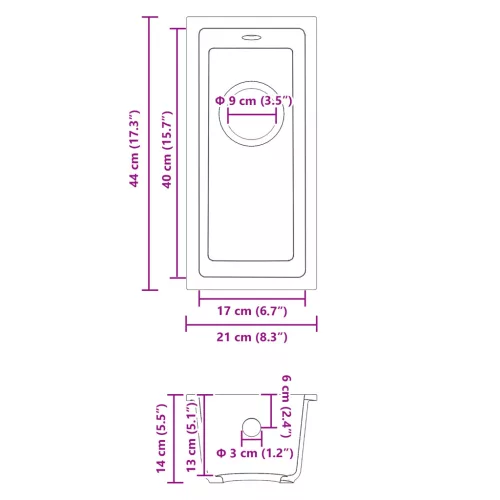  Konyhai mosogató túlfújó lyukkal bézs gránit