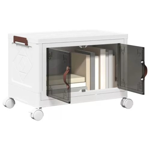  egymásra rakható tárolódoboz kerekekkel 28 L 48,5x29,5x33 cm