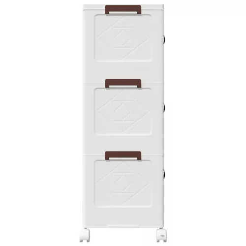  egymásra rakható tárolódoboz kerekekkel 3 rétegű 28 L