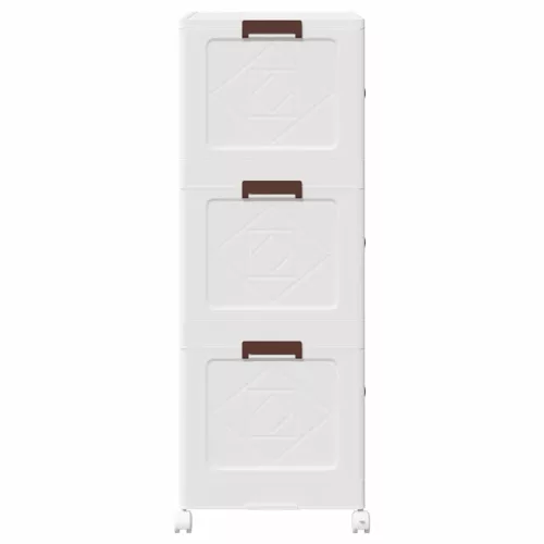  egymásra rakható tárolódoboz kerekekkel 3 szintes 75 L