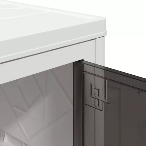  egymásra rakható tárolódoboz kerekekkel 3 szintes 75 L