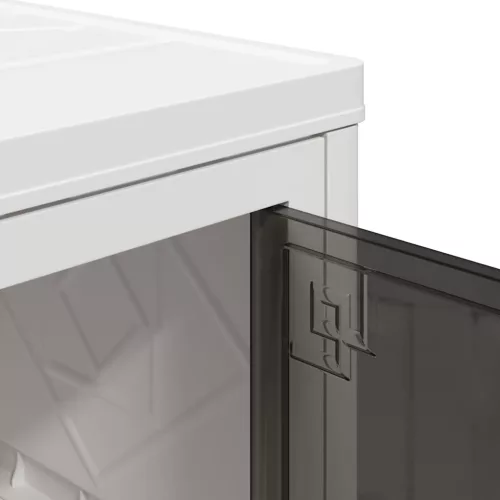  egymásra rakható tárolódoboz kerekekkel 4 szintes 28 L