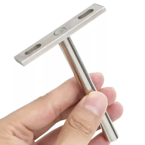  12db szénacél lebegő polckonzolok láthatatlan Ø10x100 mm