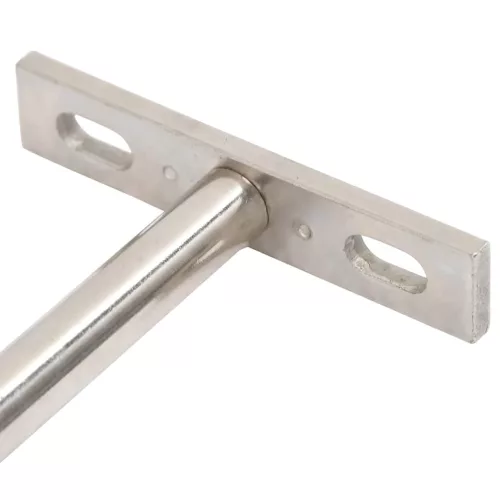  12db szénacél lebegő polckonzolok láthatatlan Ø10x100 mm