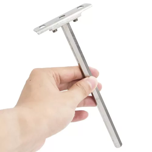  12db szénacél lebegő polckonzolok láthatatlan Ø12x200 mm