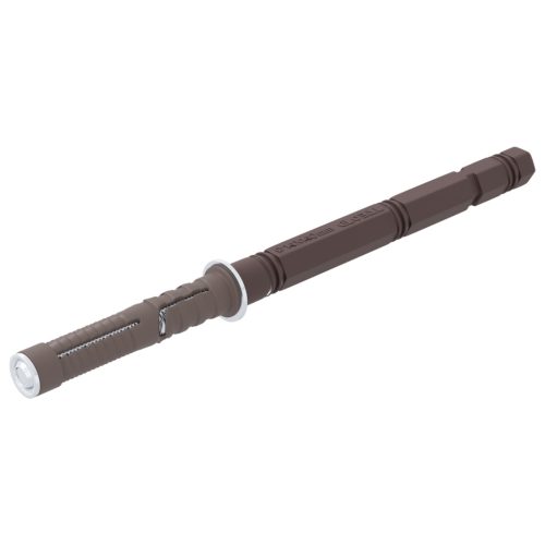  Lebegő Polc Konzolok 12 pcs Barna Ø14 x 210 mm Acél