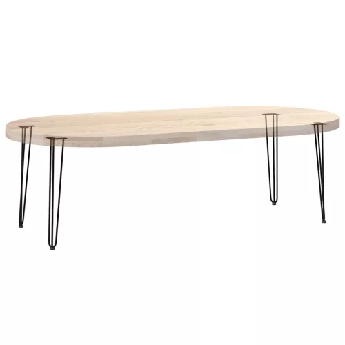  4 db-os hajtűlábak konzolasztalhoz, 72 cm, tömör acél, fekete