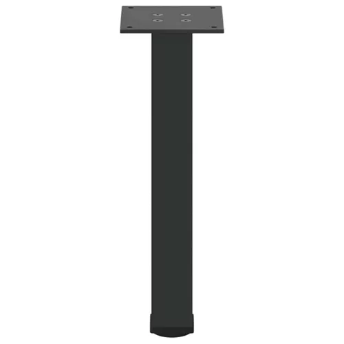  4 db fekete acél dohányzóasztal láb 30-32 cm