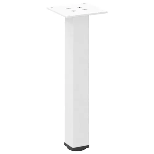  4 db fehér dohányzóasztal láb 30-32 cm acél